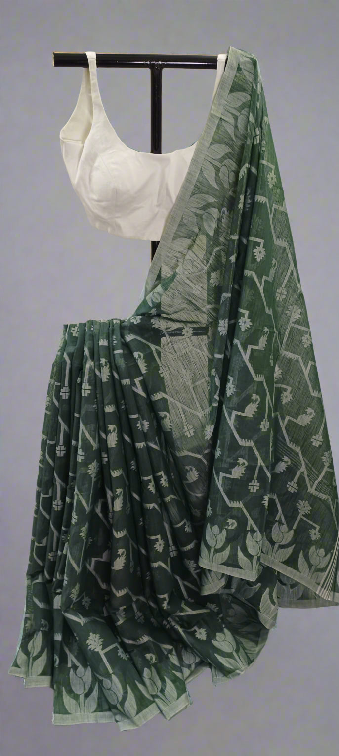 VANIRA Muslin Cotton Saree