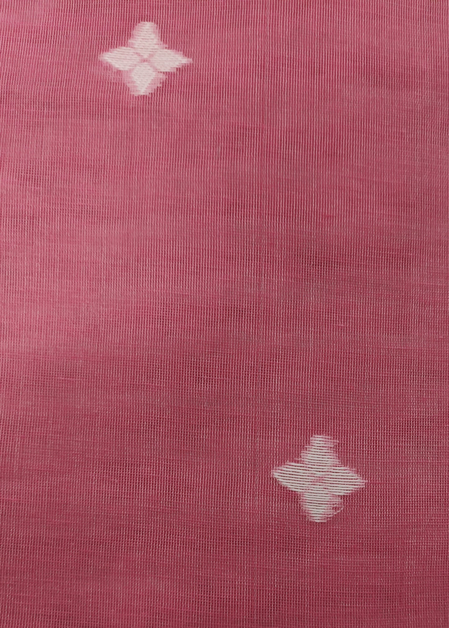 Gulika Pink Jamdani Cotton Saree