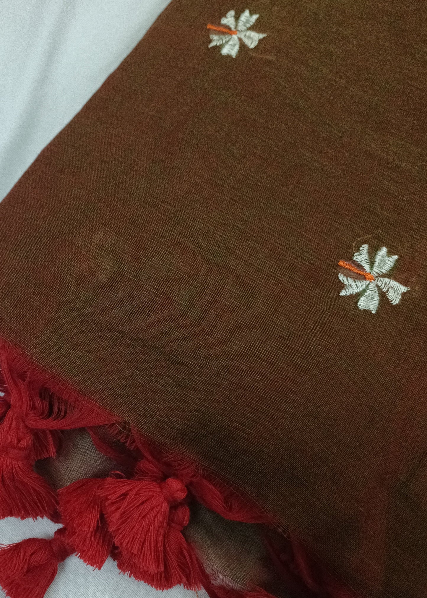Sindoori Chhaon Mul Cotton Saree