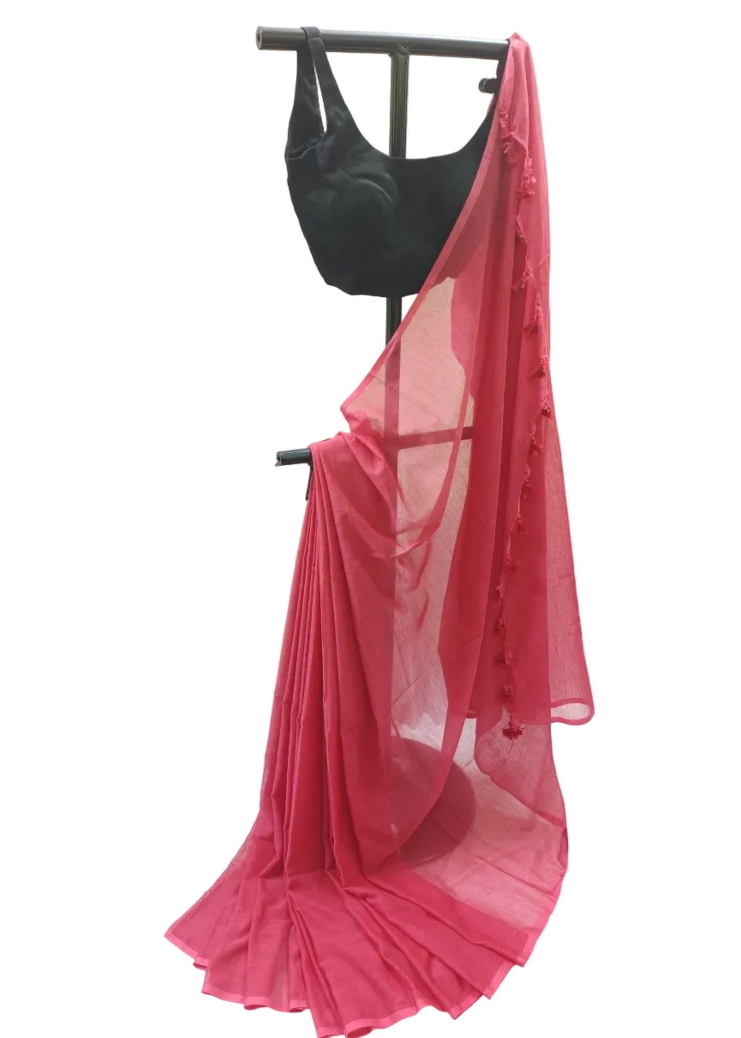 Gulnaar Rose Mul Cotton Saree