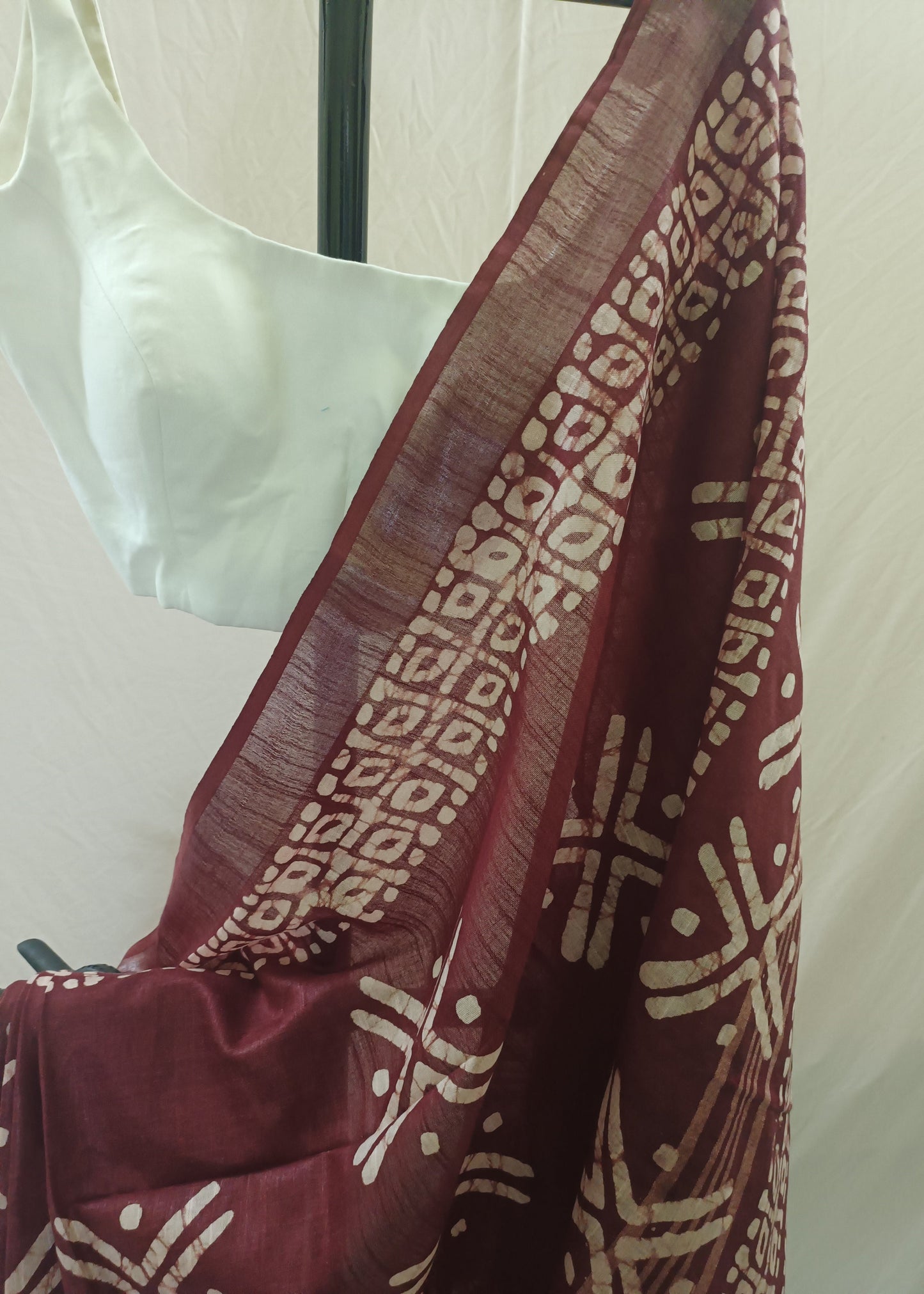 Vasudha Batik Cotton Saree