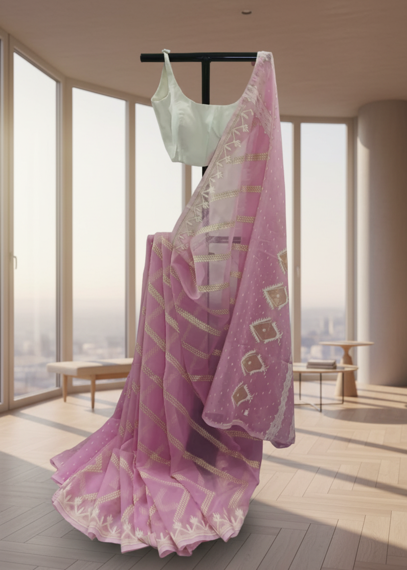 Gul Komol Soft Jamdani Saree