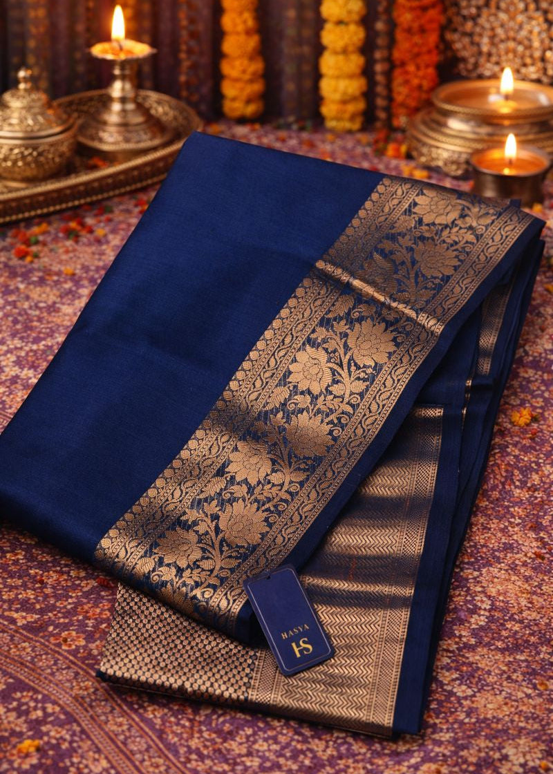 Neelratna Bishnupuri Linen- Silk-Cotton Saree
