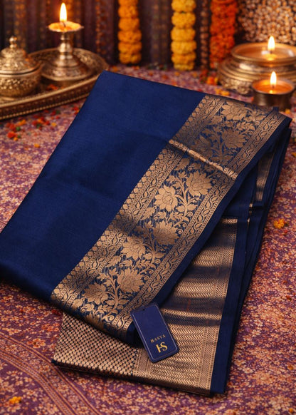 Neelratna Bishnupuri Linen- Silk-Cotton Saree
