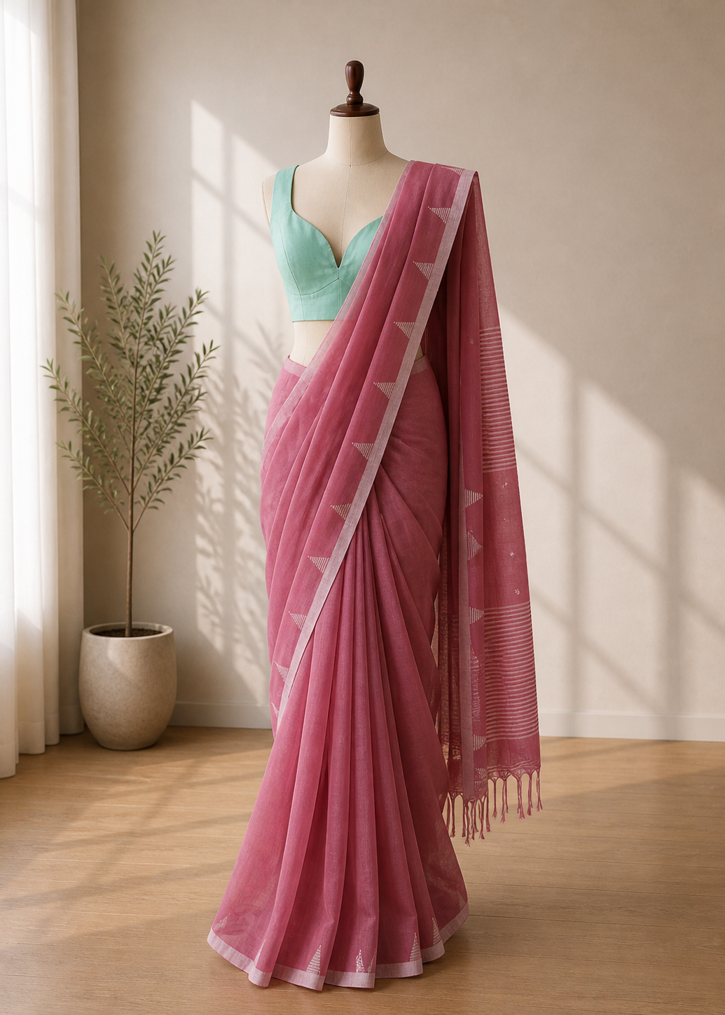 Gulabchaap Cotton Saree