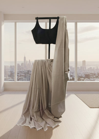 Chandan Mitti Mul Cotton Saree