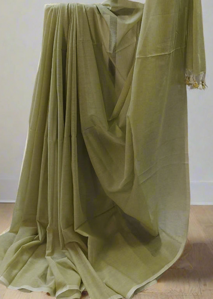 Aam Pata Mul Cotton Saree