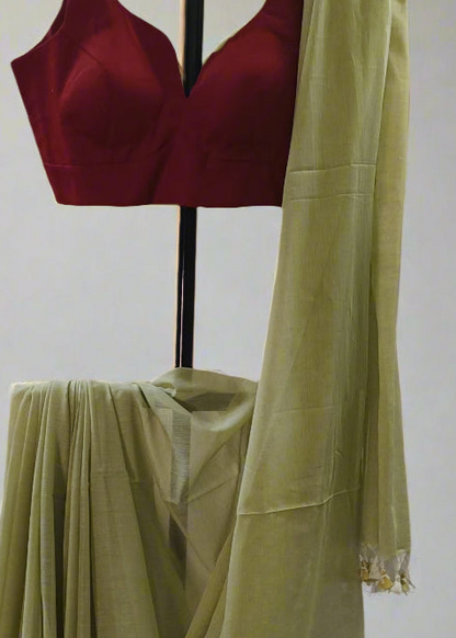 Aam Pata Mul Cotton Saree