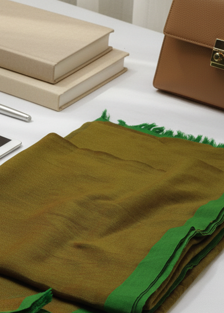 Tamarind Bark Mul Cotton Saree