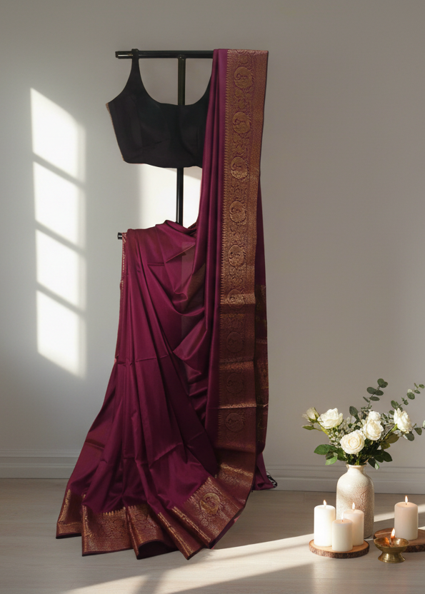 Kaavya Kansa Silk Cotton Saree