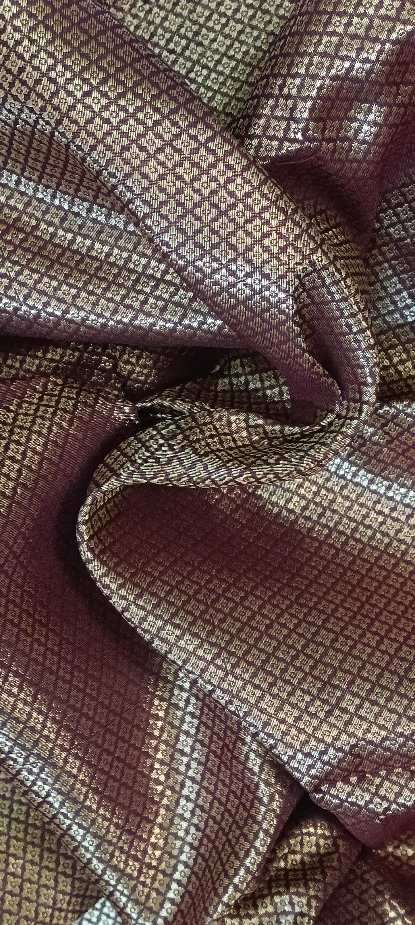 Royal Kesar Muga Linen-Silk-Cotton Saree