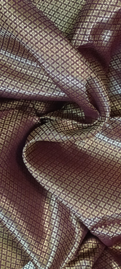 Royal Kesar Muga Linen-Silk-Cotton Saree