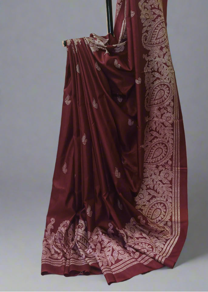 Bodh Raat Pure Silk-Cotton Blend Saree