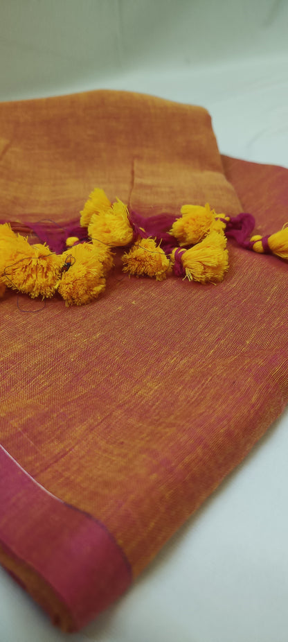 Kesar Phool Mul Cotton Saree