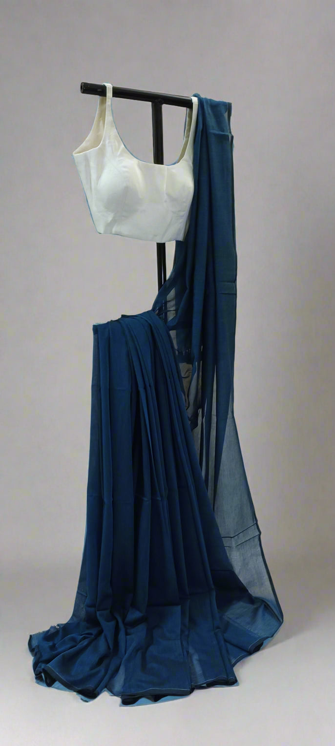 Neelkaal Mul Cotton Saree