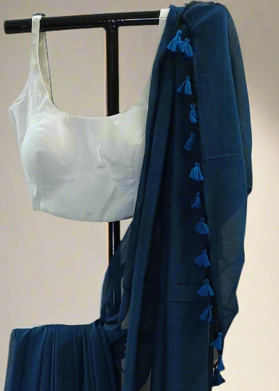 Neelkaal Mul Cotton Saree