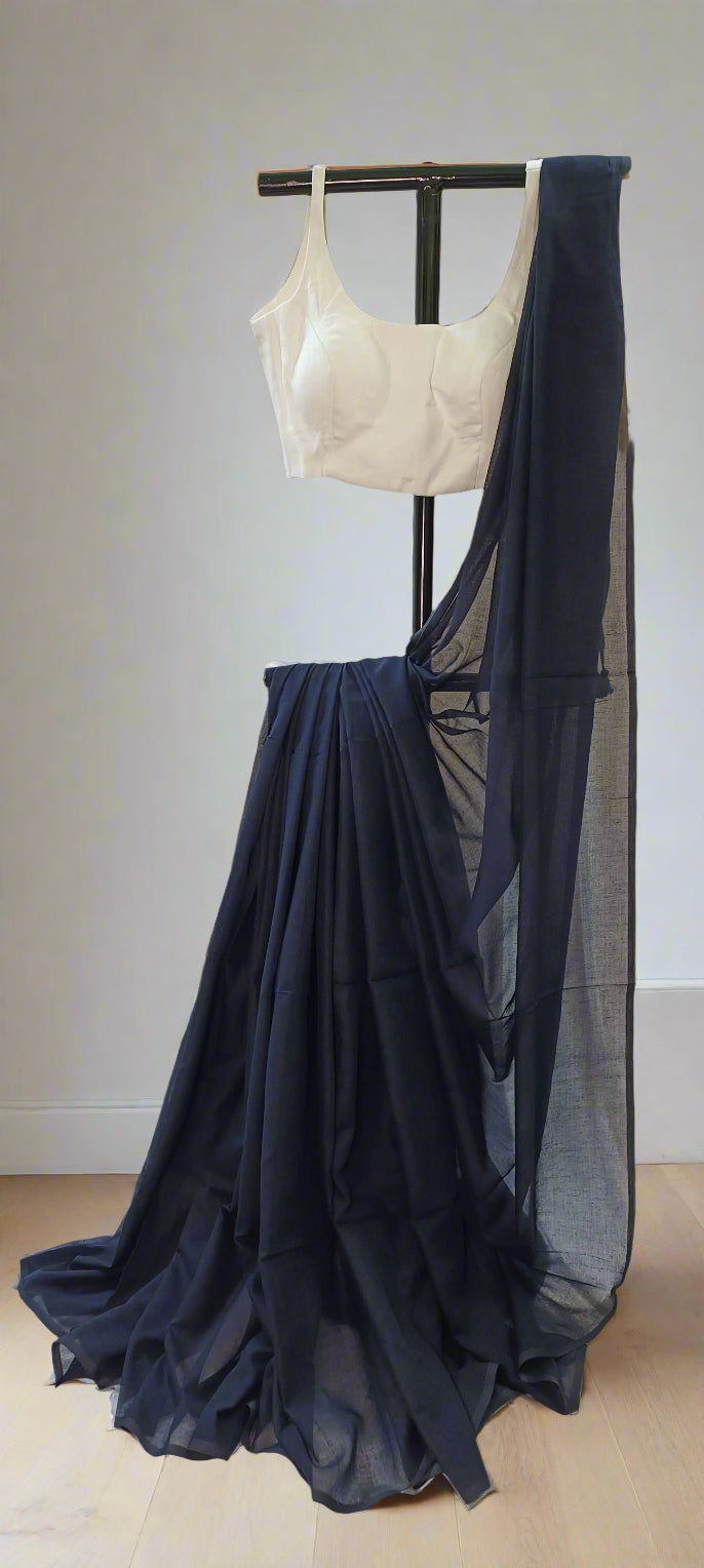 Neelkamal Mul Cotton Saree