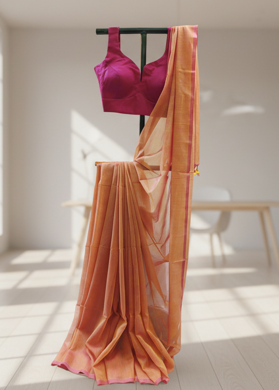 Kesar Phool Mul Cotton Saree