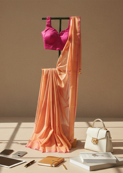 Kesar Phool Mul Cotton Saree