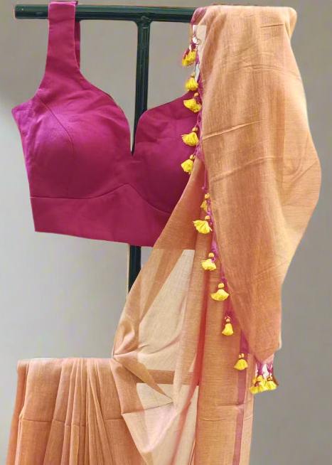 Kesar Phool Mul Cotton Saree