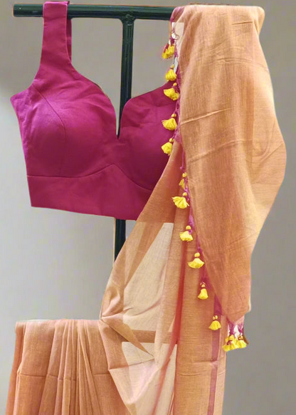 Kesar Phool Mul Cotton Saree