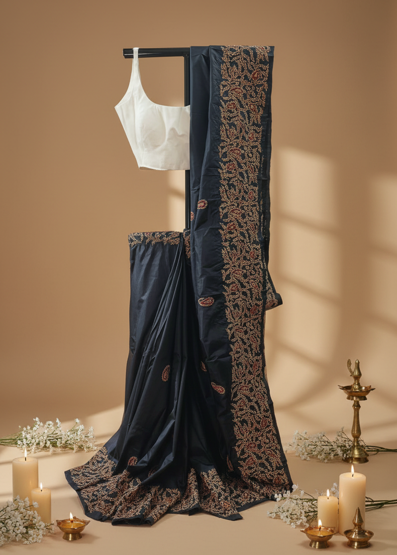 Shyama Neer Pure Silk Saree