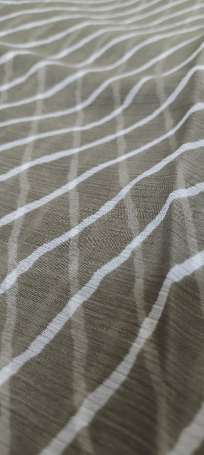 RIMI – Moonsoil Striped Chiffon Saree