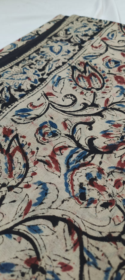 Raktika Kalamkari Cotton Saree