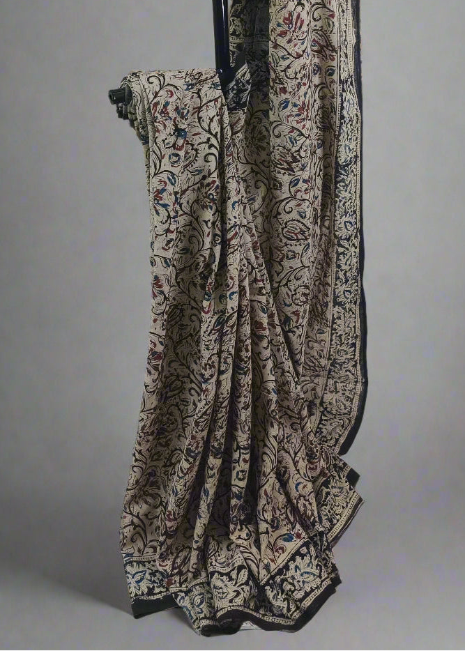 Ritika Kalamkari Cotton Saree