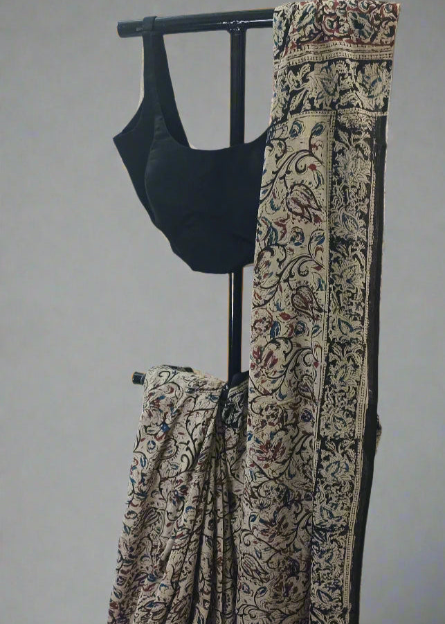 Ritika Kalamkari Cotton Saree