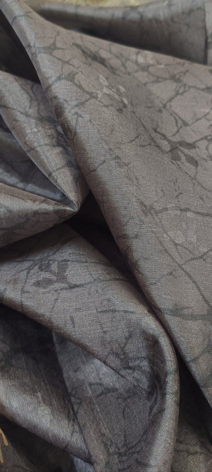 Twilight Plum Nihari Silk Saree