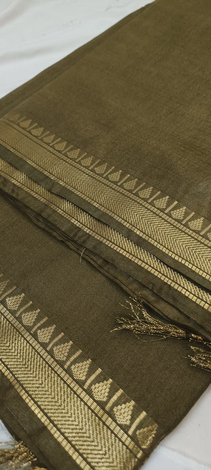 Zaitoon Mangalgiri Cotton Saree