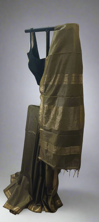 Zaitoon Mangalgiri Cotton Saree