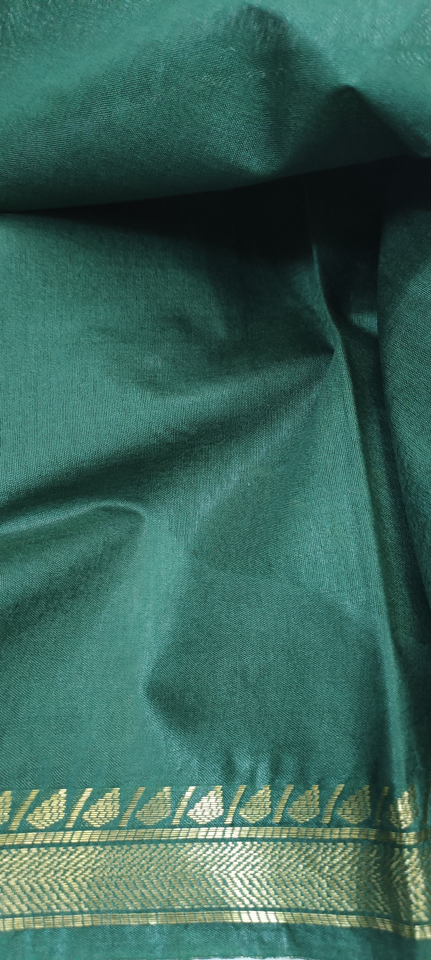 Karunya Green Mangalgiri Cotton Saree