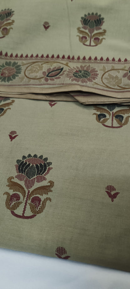 Kamala Dhwoni Handwoven Cotton Saree
