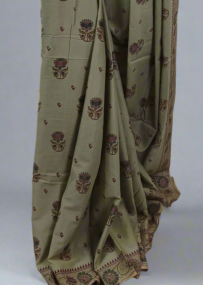 Kamala Dhwoni Handwoven Cotton Saree