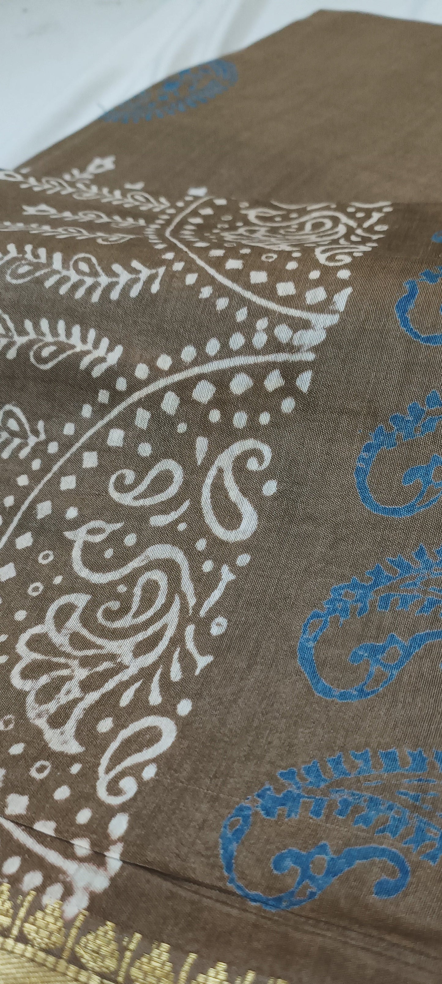 Bhoomi Ambar Maheshwari Block Print Saree