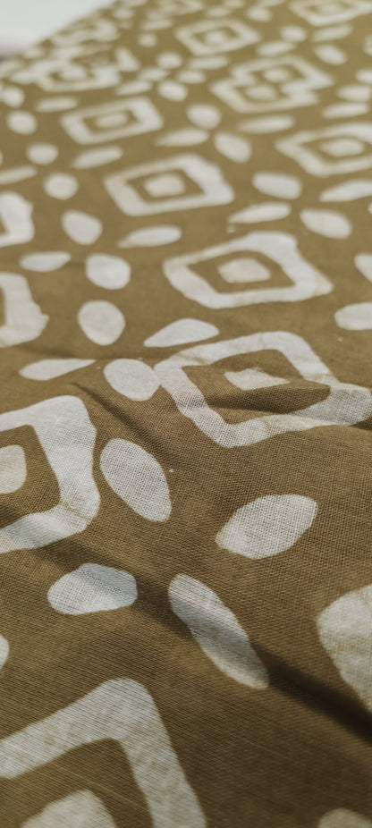 Mitti Shabd Hand Batik Cotton Saree