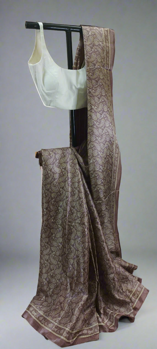 Vintage Kashish Paisley Print Saree