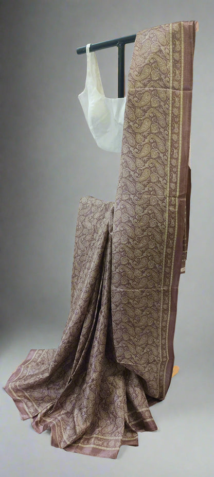 Vintage Kashish Paisley Print Saree