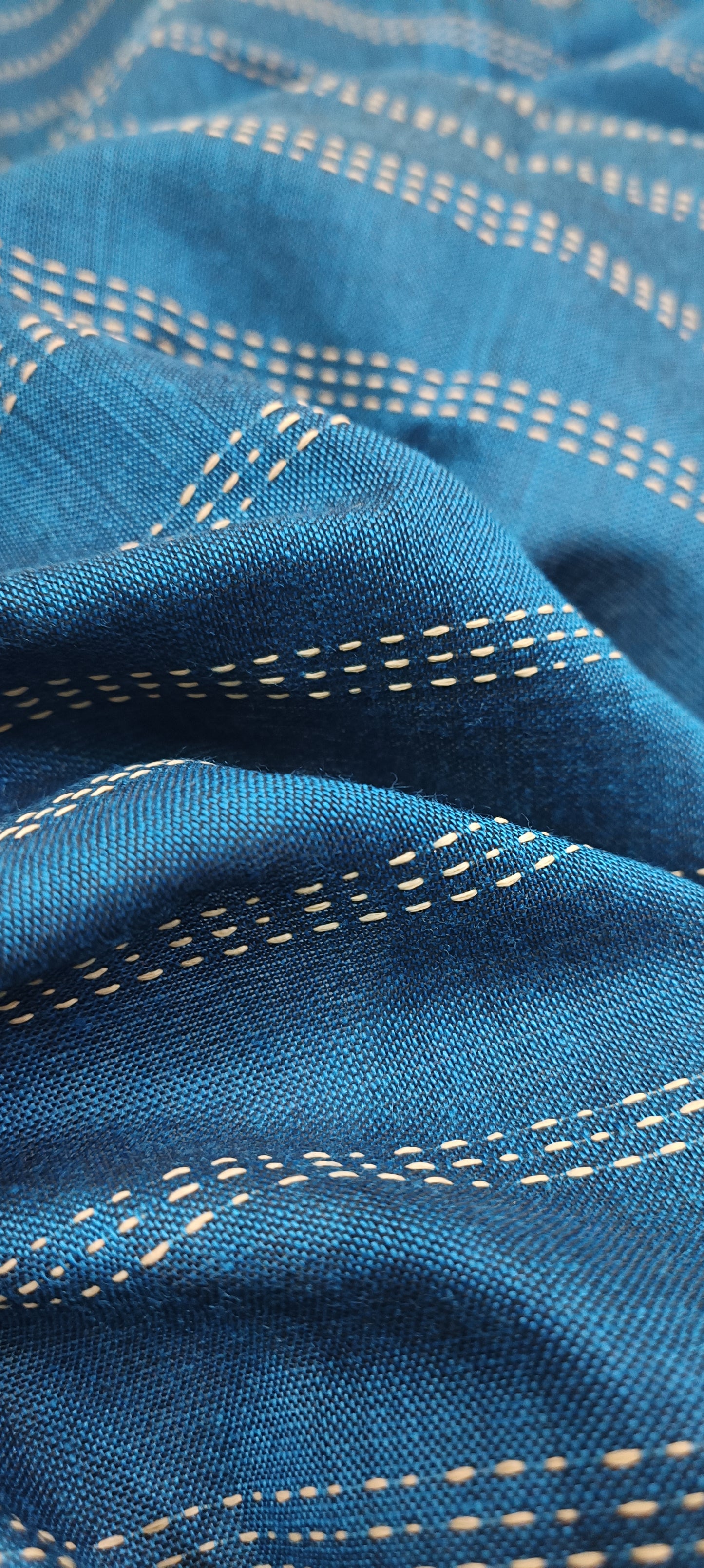 Twilight Soil Katha Cotton Saree