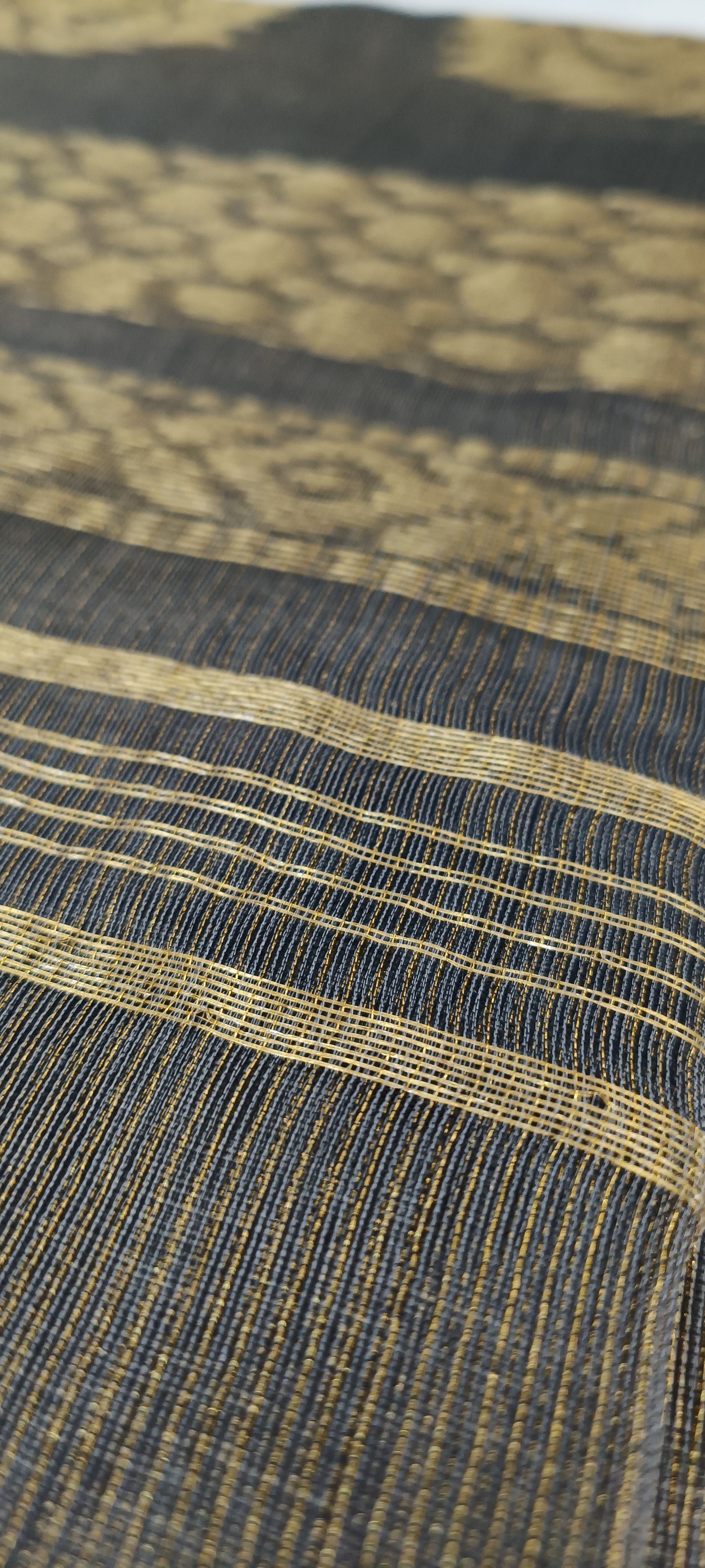 Peacock Dusk Tissue Muslin Saree