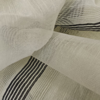 Ivory Smoke Soft Jamdani Saree