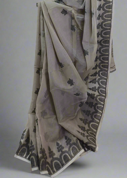 Chhaya Dhool Soft Jamdani Cotton Saree