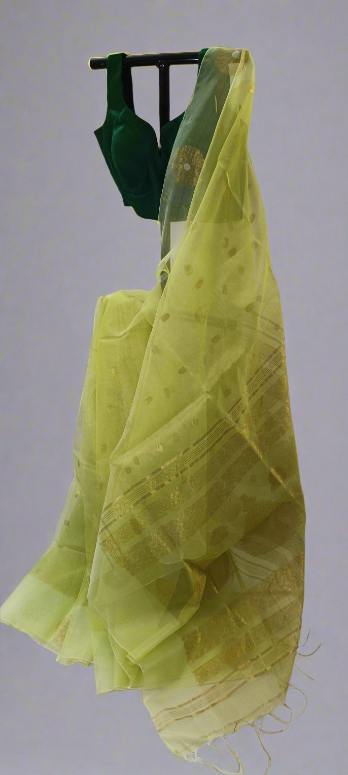 Aamrekha Tissue Muslin Saree