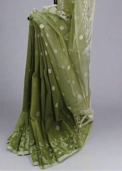 Vatavriksha Muslin Organza Saree