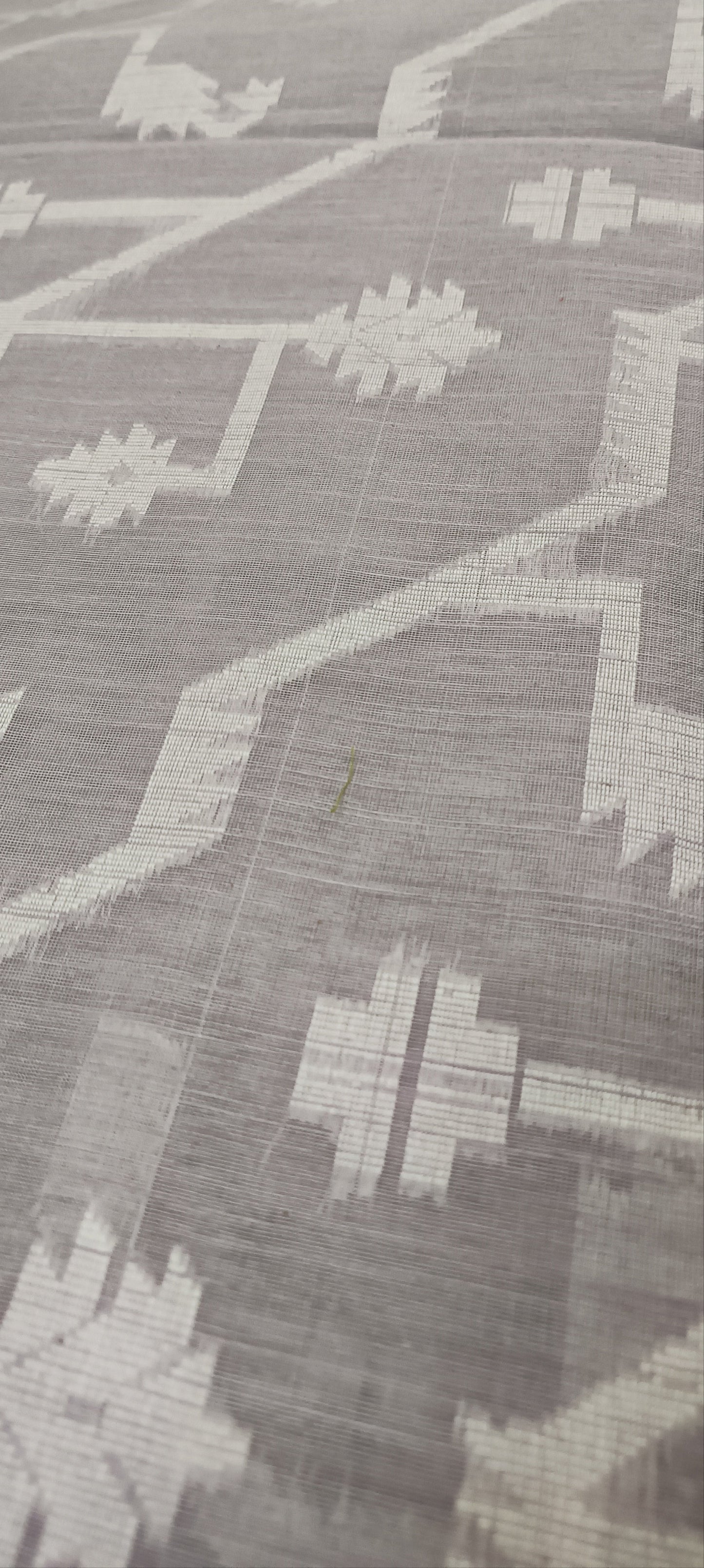 Lilac Whisper Slab Cotton Saree