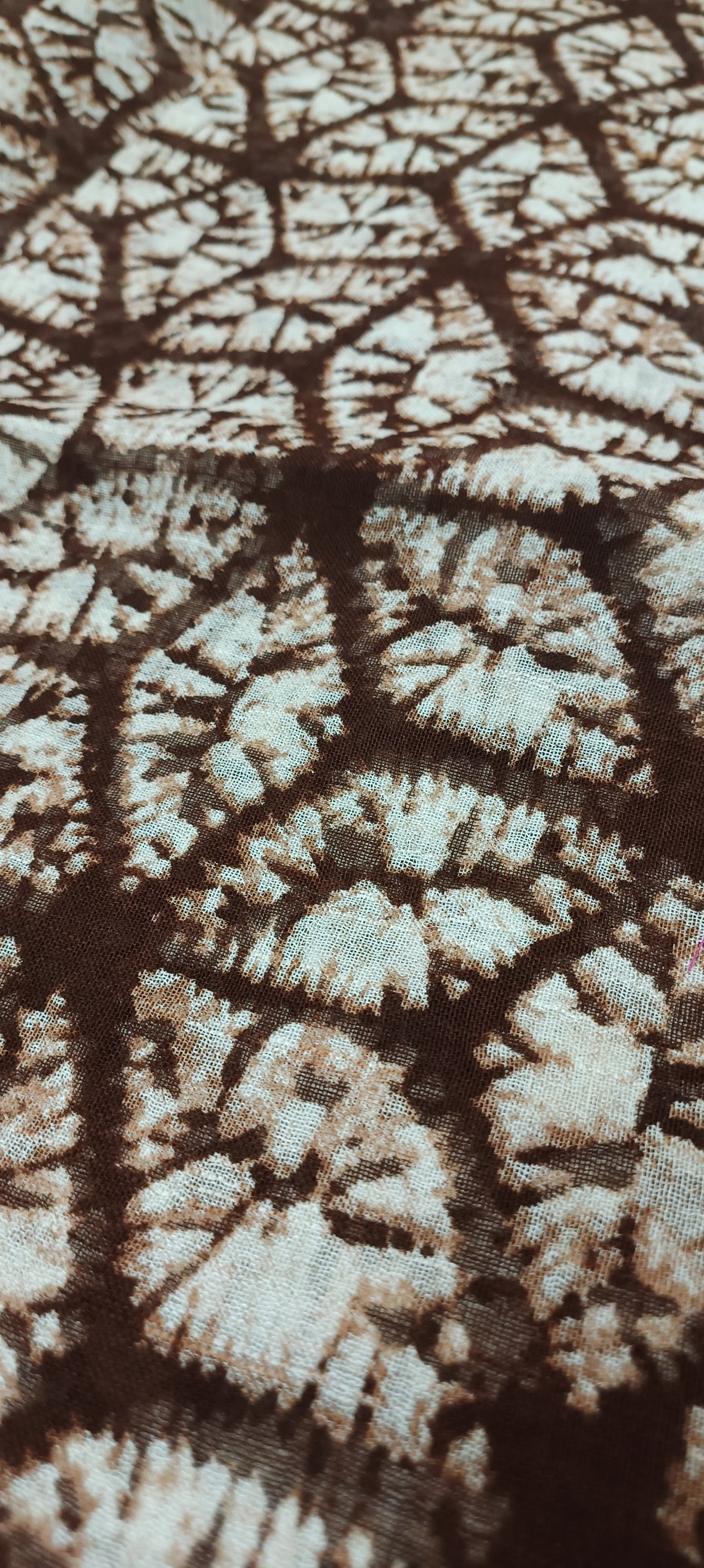 Mudleaf Ajrakh Linen Saree