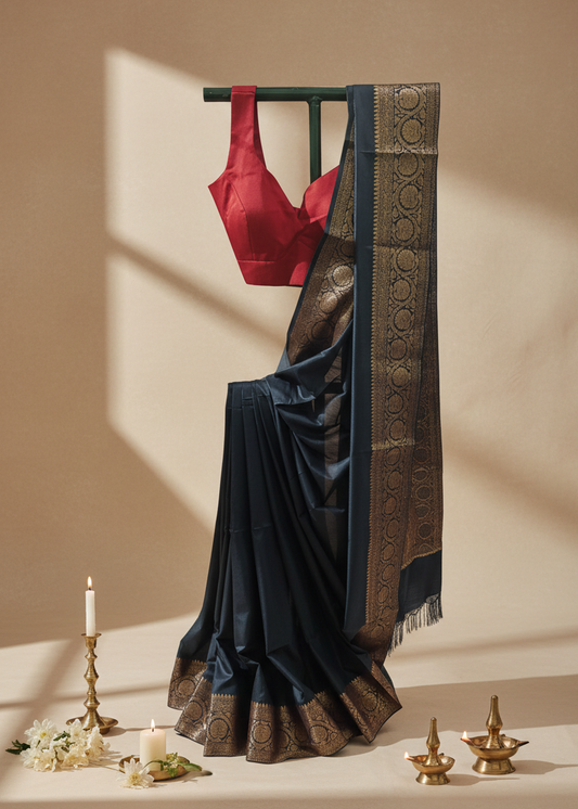 Kaala Shikhar Silk Cotton Saree