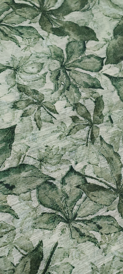Forest Haze Chiffon Saree